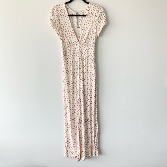 Free People Orange Print Jumpsuit - Picture 4 of 10